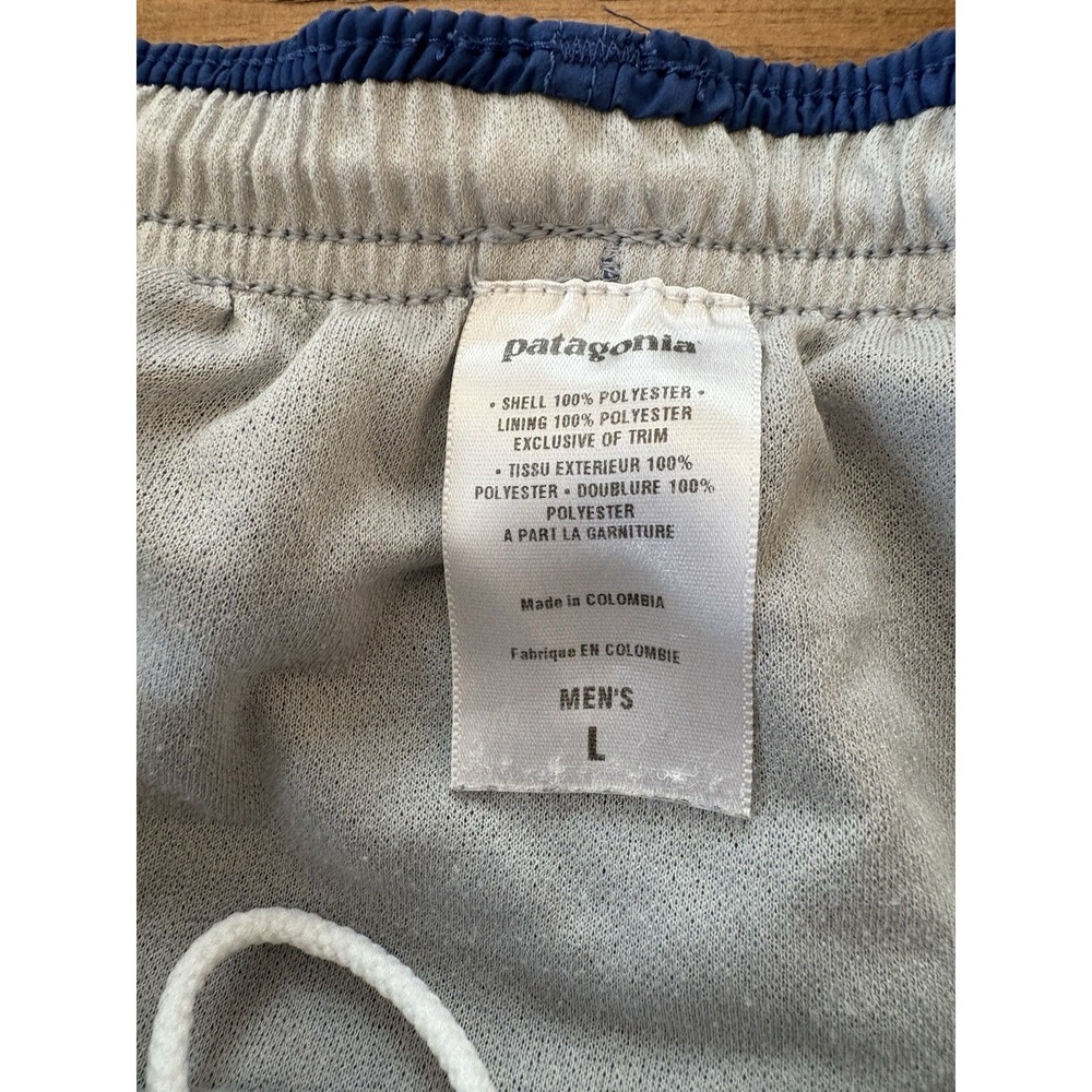 Vintage Patagonia Men's Large Blue Long Haul Runners Shorts Lined - Picture 8 of 8